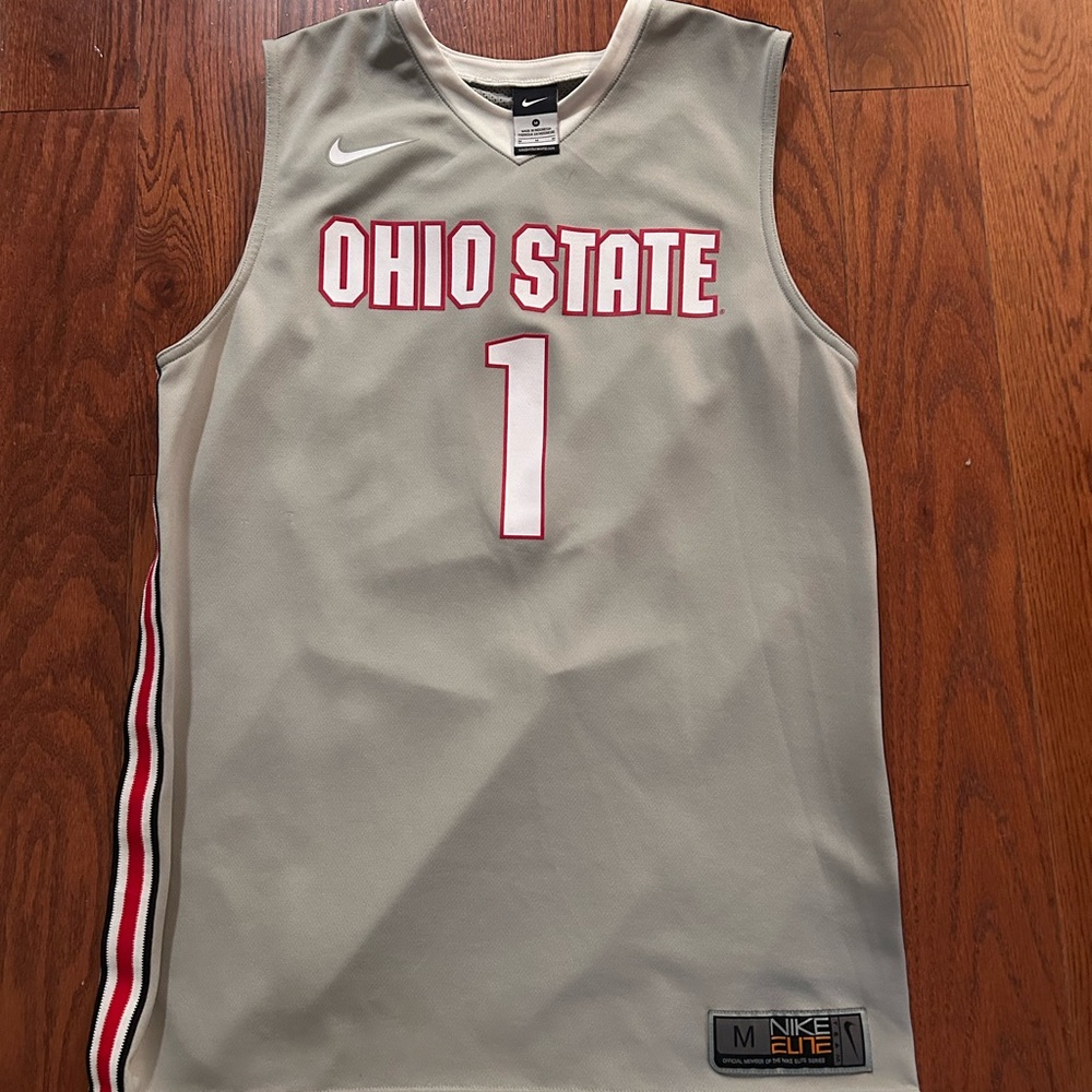 Nike Gray Ohio State Basketball Jersey